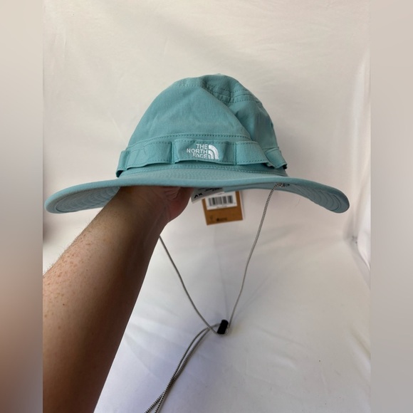 The North Face Class V Brimmer Bucket Sun Hat NWT Teal - Picture 2 of 8